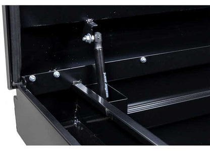 Weather Guard Full EXTRA WIDE STEEL Crossover Saddle-Style Pickup Truck Toolbox - Gloss Black Powder Coat - WEA116-5-04