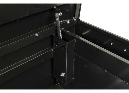 Weather Guard Full EXTRA WIDE STEEL Crossover Saddle-Style Pickup Truck Toolbox - Gloss Black Powder Coat - WEA116-5-04