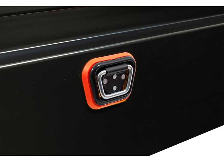 Weather Guard Full EXTRA WIDE STEEL Crossover Saddle-Style Pickup Truck Toolbox - Gloss Black Powder Coat - WEA116-5-04
