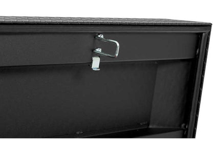 Weather Guard Full EXTRA WIDE Aluminum Crossover Saddle-Style Pickup Truck Toolbox - Textured Matte Black Powder Coat - WEA117-52-04