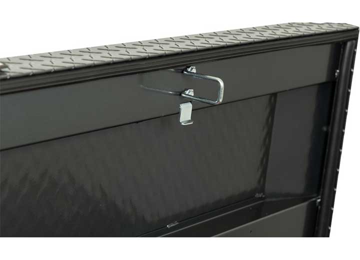 Weather Guard Full EXTRA WIDE Aluminum Crossover Saddle-Style Pickup Truck Toolbox - Gunmetal Gray Powder Coat - WEA117-6-04