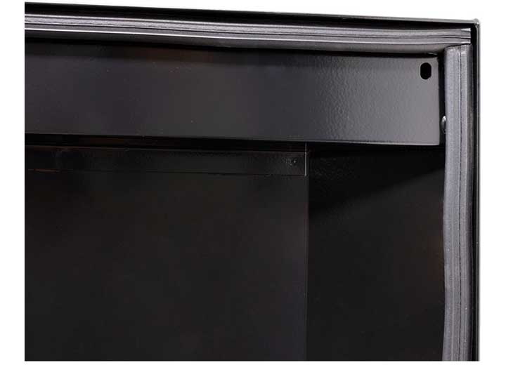 Weather Guard Full LOW PROFILE STEEL Crossover Saddle-Style Pickup Truck Toolbox - Gloss Black Powder Coat - WEA120-5-04