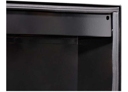 Weather Guard Full LOW PROFILE STEEL Crossover Saddle-Style Pickup Truck Toolbox - Gloss Black Powder Coat - WEA120-5-04