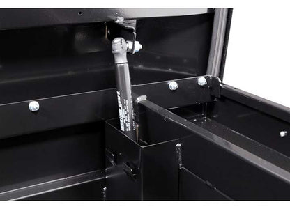 Weather Guard Full LOW PROFILE STEEL Crossover Saddle-Style Pickup Truck Toolbox - Gloss Black Powder Coat - WEA120-5-04