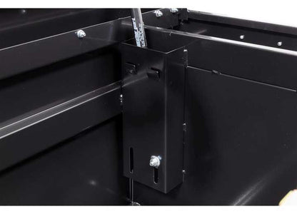 Weather Guard Full LOW PROFILE STEEL Crossover Saddle-Style Pickup Truck Toolbox - Gloss Black Powder Coat - WEA120-5-04