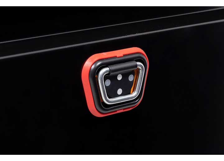 Weather Guard Full LOW PROFILE STEEL Crossover Saddle-Style Pickup Truck Toolbox - Gloss Black Powder Coat - WEA120-5-04