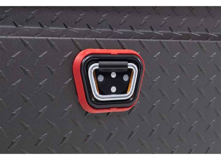 Weather Guard Full LOW PROFILE Aluminum Crossover Saddle-Style Pickup Truck Toolbox - Textured Matte Black Powder Coat - WEA121-52-04