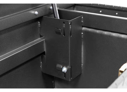 Weather Guard Full LOW PROFILE Aluminum Crossover Saddle-Style Pickup Truck Toolbox - Textured Matte Black Powder Coat - WEA121-52-04