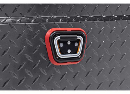 Weather Guard Full LOW PROFILE Aluminum Crossover Saddle-Style Pickup Truck Toolbox - Gunmetal Gray Powder Coat - WEA121-6-04