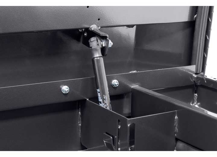 Weather Guard Full LOW PROFILE Aluminum Crossover Saddle-Style Pickup Truck Toolbox - Gunmetal Gray Powder Coat - WEA121-6-04