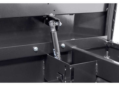 Weather Guard Full LOW PROFILE Aluminum Crossover Saddle-Style Pickup Truck Toolbox - Gunmetal Gray Powder Coat - WEA121-6-04