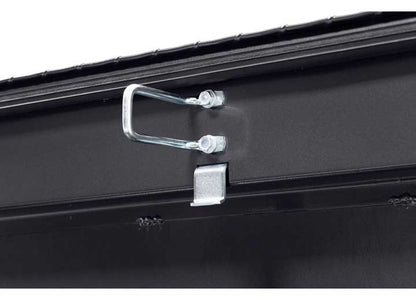 Weather Guard Full LOW PROFILE Aluminum Crossover Saddle-Style Pickup Truck Toolbox - Gunmetal Gray Powder Coat - WEA121-6-04