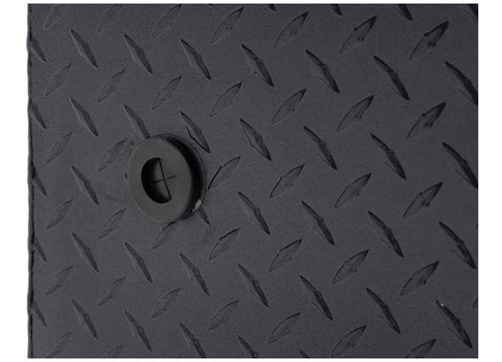 Weather Guard Full LOW PROFILE Aluminum Crossover Saddle-Style Pickup Truck Toolbox - Gunmetal Gray Powder Coat - WEA121-6-04