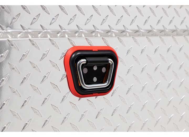 Weather Guard Full DEEP Aluminum Crossover Saddle-Style Pickup Truck Toolbox - Clear Gloss Powder Coat - WEA123-0-04