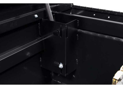 Weather Guard Full DEEP Aluminum Crossover Saddle-Style Pickup Truck Toolbox - Black Gloss Powder Coat - WEA123-5-04
