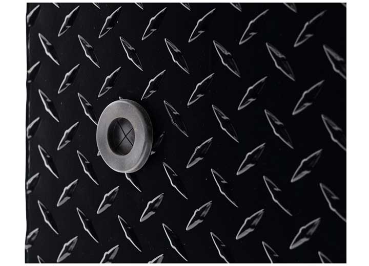 Weather Guard Full DEEP Aluminum Crossover Saddle-Style Pickup Truck Toolbox - Black Gloss Powder Coat - WEA123-5-04