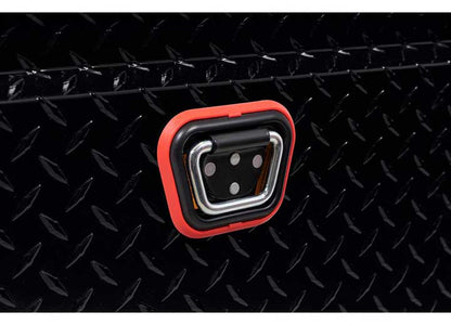 Weather Guard Full DEEP Aluminum Crossover Saddle-Style Pickup Truck Toolbox - Black Gloss Powder Coat - WEA123-5-04