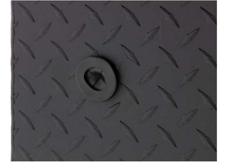 Weather Guard Full DEEP Aluminum Crossover Saddle-Style Pickup Truck Toolbox - Textured Matte Black Powder Coat - WEA123-52-04