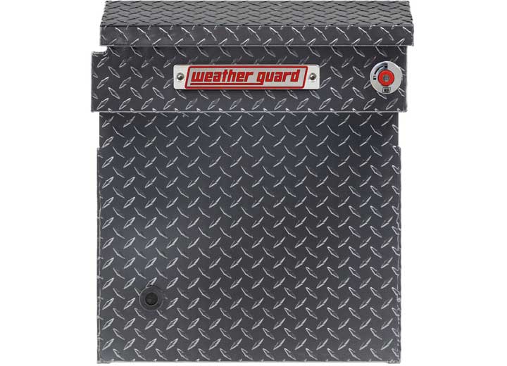 Weather Guard Full DEEP Aluminum Crossover Saddle-Style Pickup Truck Toolbox - Gunmetal Gray Powder Coat - WEA123-6-04