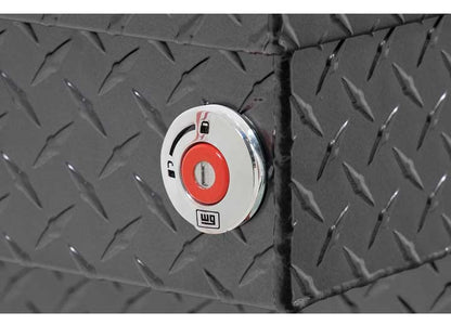 Weather Guard Full DEEP Aluminum Crossover Saddle-Style Pickup Truck Toolbox - Gunmetal Gray Powder Coat - WEA123-6-04