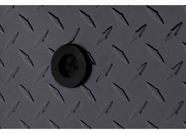 Weather Guard Full DEEP Aluminum Crossover Saddle-Style Pickup Truck Toolbox - Gunmetal Gray Powder Coat - WEA123-6-04