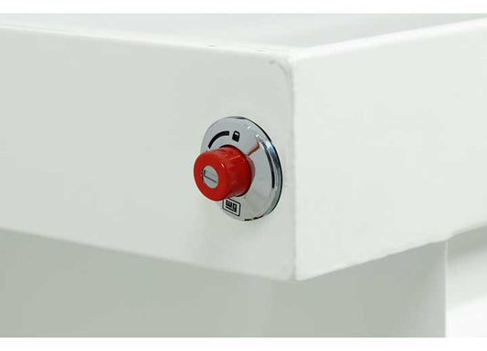 Weather Guard Full STANDARD STEEL Crossover Saddle-Style Pickup Truck Toolbox - White Powder Coat - WEA126-3-04