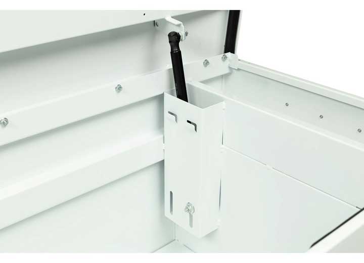 Weather Guard Full STANDARD STEEL Crossover Saddle-Style Pickup Truck Toolbox - White Powder Coat - WEA126-3-04