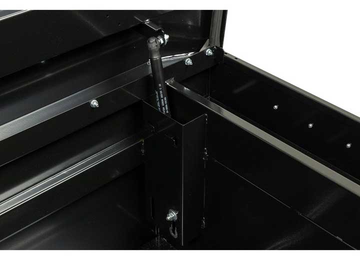 Weather Guard Full STANDARD STEEL Crossover Saddle-Style Pickup Truck Toolbox - Black Gloss Powder Coat - WEA126-5-04