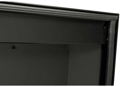 Weather Guard Full STANDARD STEEL Crossover Saddle-Style Pickup Truck Toolbox - Black Gloss Powder Coat - WEA126-5-04