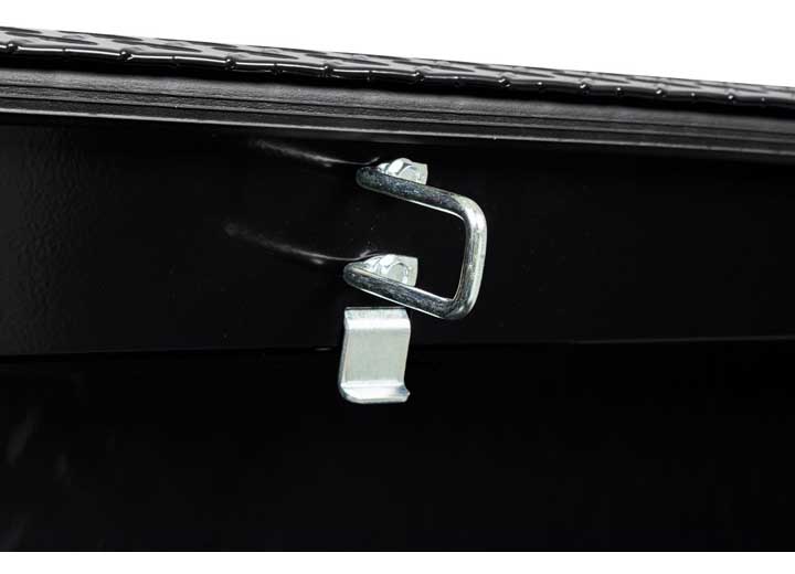 Weather Guard Full STANDARD Aluminum Crossover Saddle-Style Pickup Truck Toolbox - Black Gloss Powder Coat - WEA127-5-04
