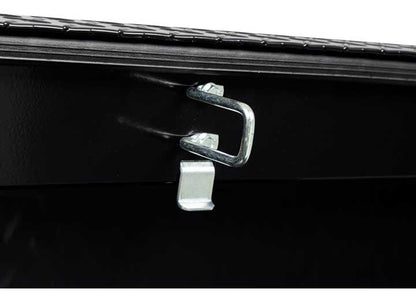 Weather Guard Full STANDARD Aluminum Crossover Saddle-Style Pickup Truck Toolbox - Black Gloss Powder Coat - WEA127-5-04
