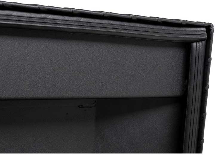 Weather Guard Full STANDARD Aluminum Crossover Saddle-Style Pickup Truck Toolbox - Textured Matte Black Powder Coat - WEA127-52-04