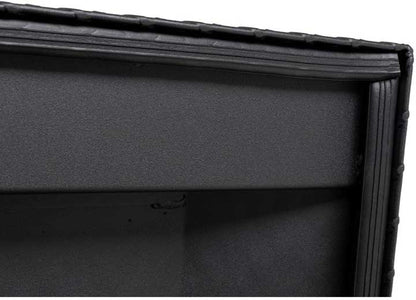Weather Guard Full STANDARD Aluminum Crossover Saddle-Style Pickup Truck Toolbox - Textured Matte Black Powder Coat - WEA127-52-04