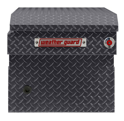 Weather Guard Full STANDARD Aluminum Crossover Saddle-Style Pickup Truck Toolbox - Gunmetal Gray Powder Coat - WEA127-6-04