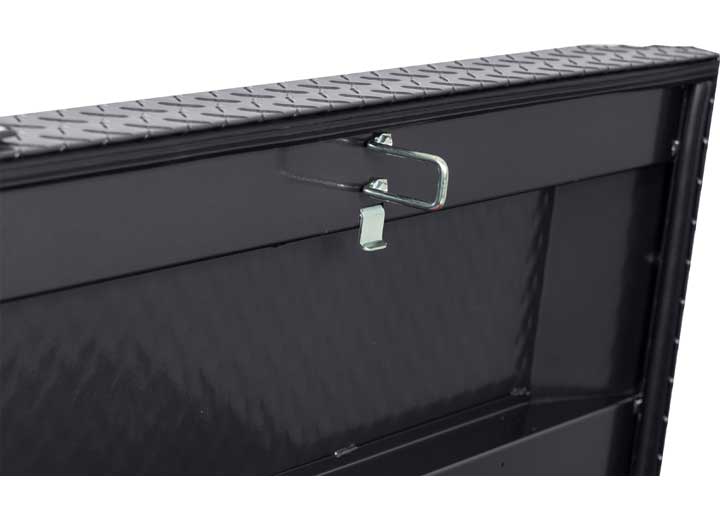 Weather Guard Full STANDARD Aluminum Crossover Saddle-Style Pickup Truck Toolbox - Gunmetal Gray Powder Coat - WEA127-6-04