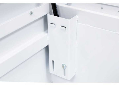 Weather Guard Full DEEP STEEL Crossover Saddle-Style Pickup Truck Toolbox - White Powder Coat - WEA128-3-04