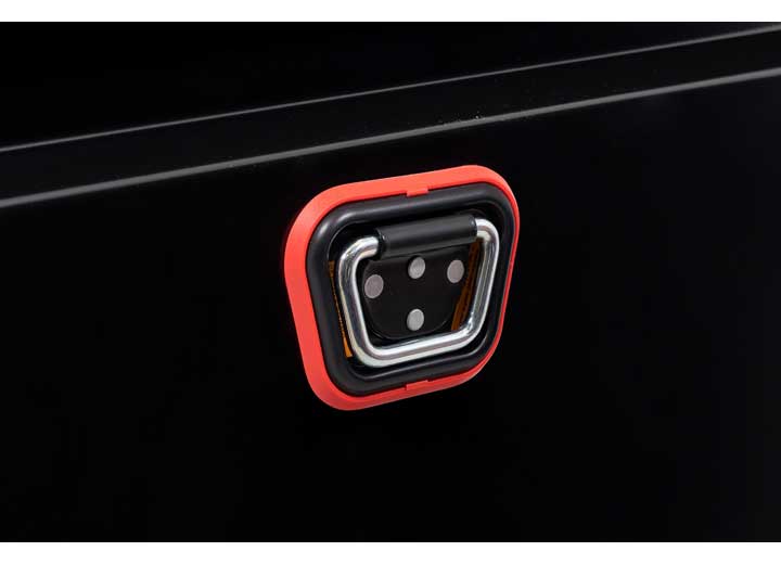 Weather Guard Full DEEP STEEL Crossover Saddle-Style Pickup Truck Toolbox - Black Gloss Powder Coat - WEA128-5-04