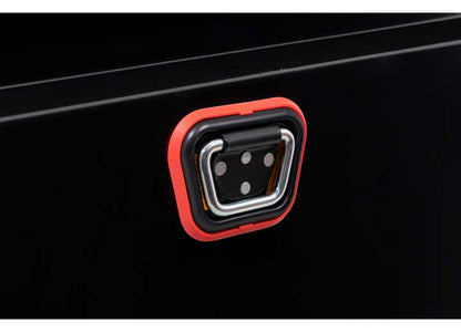 Weather Guard Full DEEP STEEL Crossover Saddle-Style Pickup Truck Toolbox - Black Gloss Powder Coat - WEA128-5-04