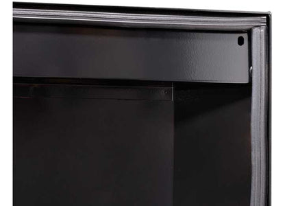 Weather Guard Full DEEP STEEL Crossover Saddle-Style Pickup Truck Toolbox - Black Gloss Powder Coat - WEA128-5-04