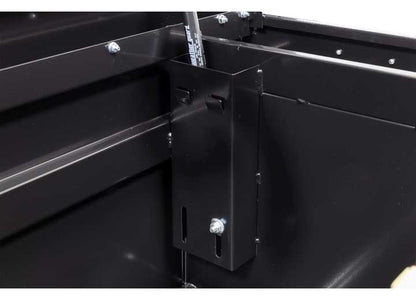 Weather Guard Full DEEP STEEL Crossover Saddle-Style Pickup Truck Toolbox - Black Gloss Powder Coat - WEA128-5-04