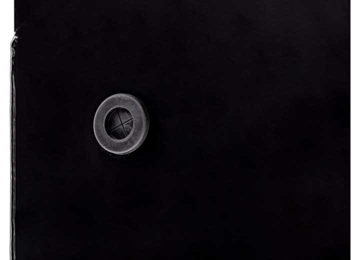 Weather Guard Full DEEP STEEL Crossover Saddle-Style Pickup Truck Toolbox - Black Gloss Powder Coat - WEA128-5-04