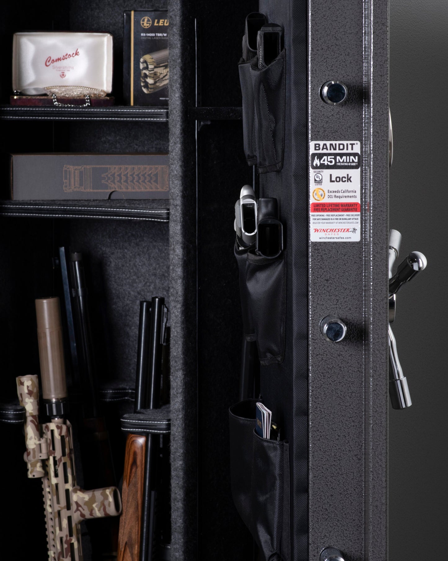 Winchester Bandit 19 Safe 30-Gun Capacity 45-Minute Fire Rated WTRB-6028-19-16-E