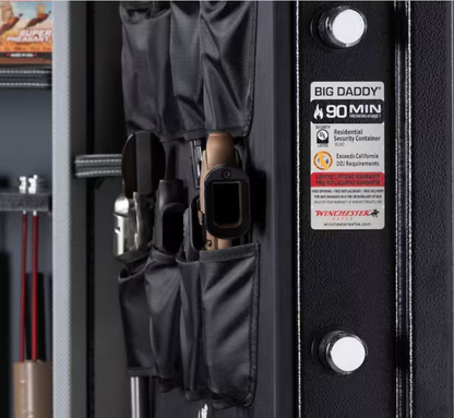 Winchester Big Daddy XLT2 Safe 78-Gun Capacity 90-Minute Fire Rated Black WTRBD-7246-52-7-E Discontinued-Special