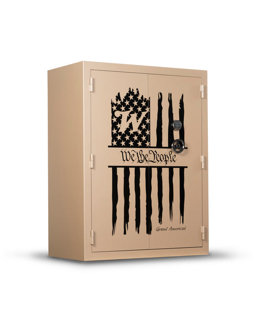 Winchester Grand American 60+16 Safe 76-Gun Capacity 60-Minute Fire Rated Tan WTRGA-7255-68-4-E