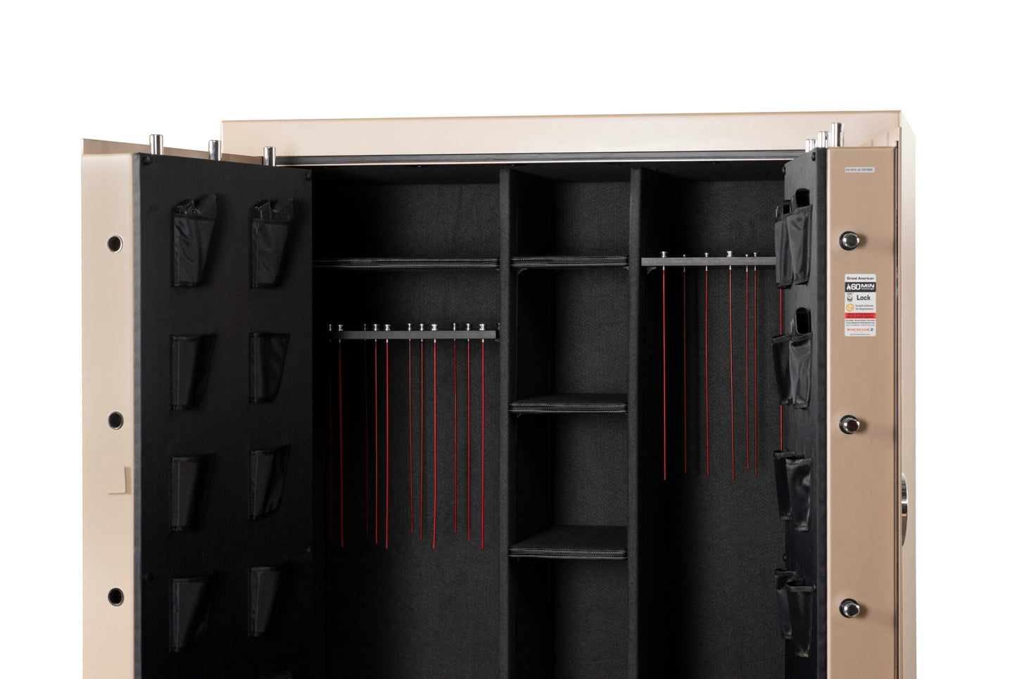 Winchester Grand American 60+16 Safe 76-Gun Capacity 60-Minute Fire Rated Tan WTRGA-7255-68-4-E