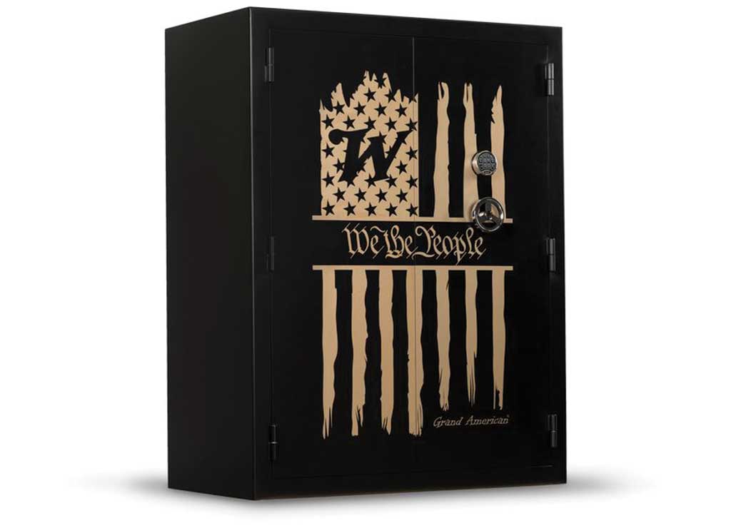 Winchester Grand American 60+16 Safe 76-Gun Capacity 60-Minute Fire Rated Black WTRGA-7255-68-7-E