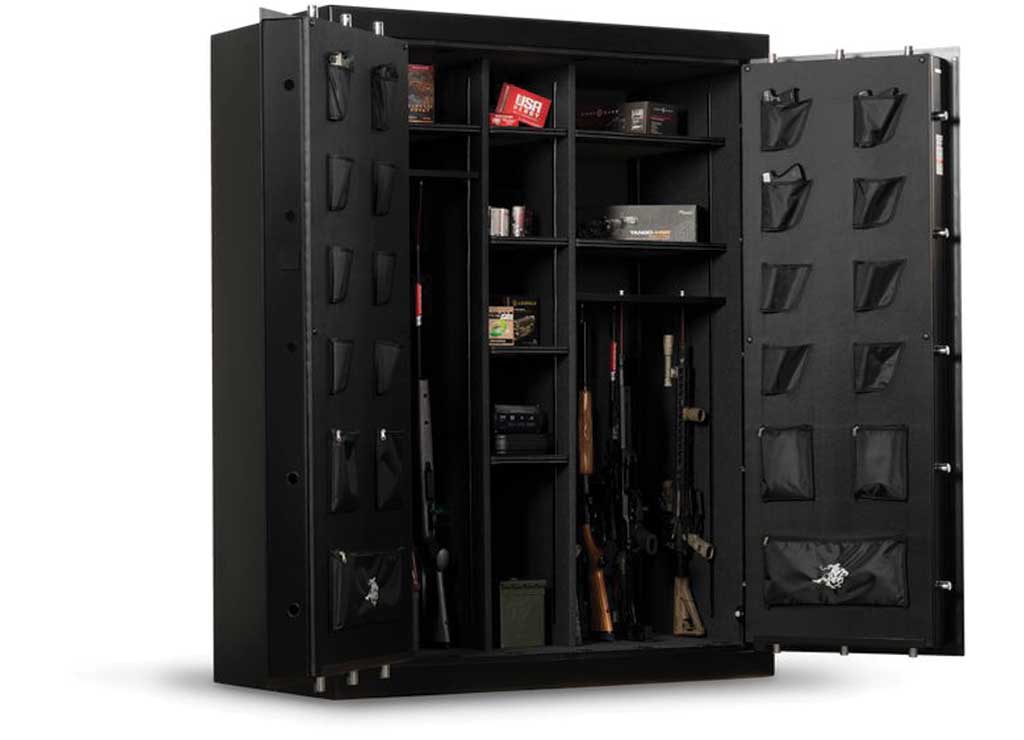 Winchester Grand American 60+16 Safe 76-Gun Capacity 60-Minute Fire Rated Black WTRGA-7255-68-7-E