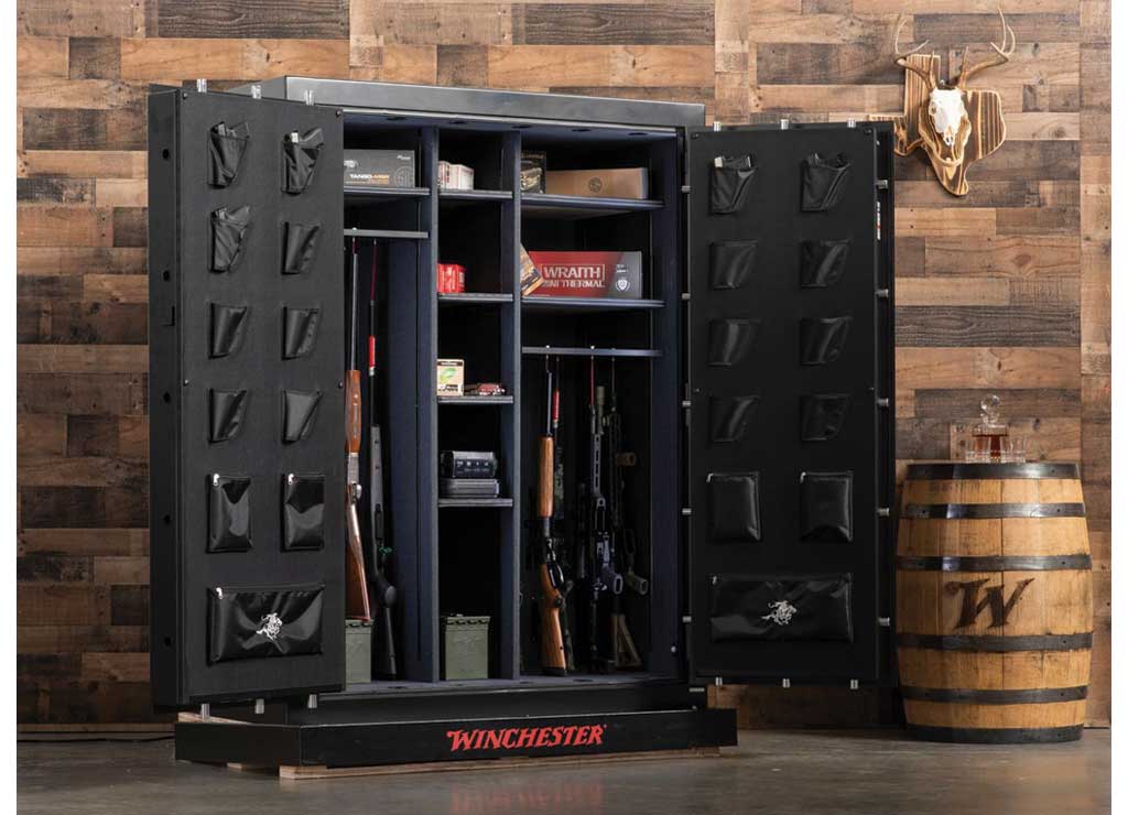 Winchester Grand American 60+16 Safe 76-Gun Capacity 60-Minute Fire Rated Black WTRGA-7255-68-7-E