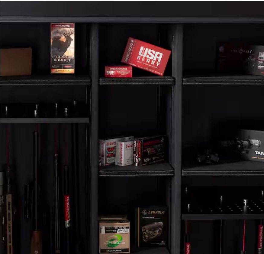 Winchester Grand American 60+16 Safe 76-Gun Capacity 60-Minute Fire Rated Black WTRGA-7255-68-7-E