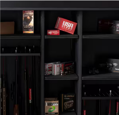 Winchester Grand American 60+16 Safe 76-Gun Capacity 60-Minute Fire Rated Black WTRGA-7255-68-7-E